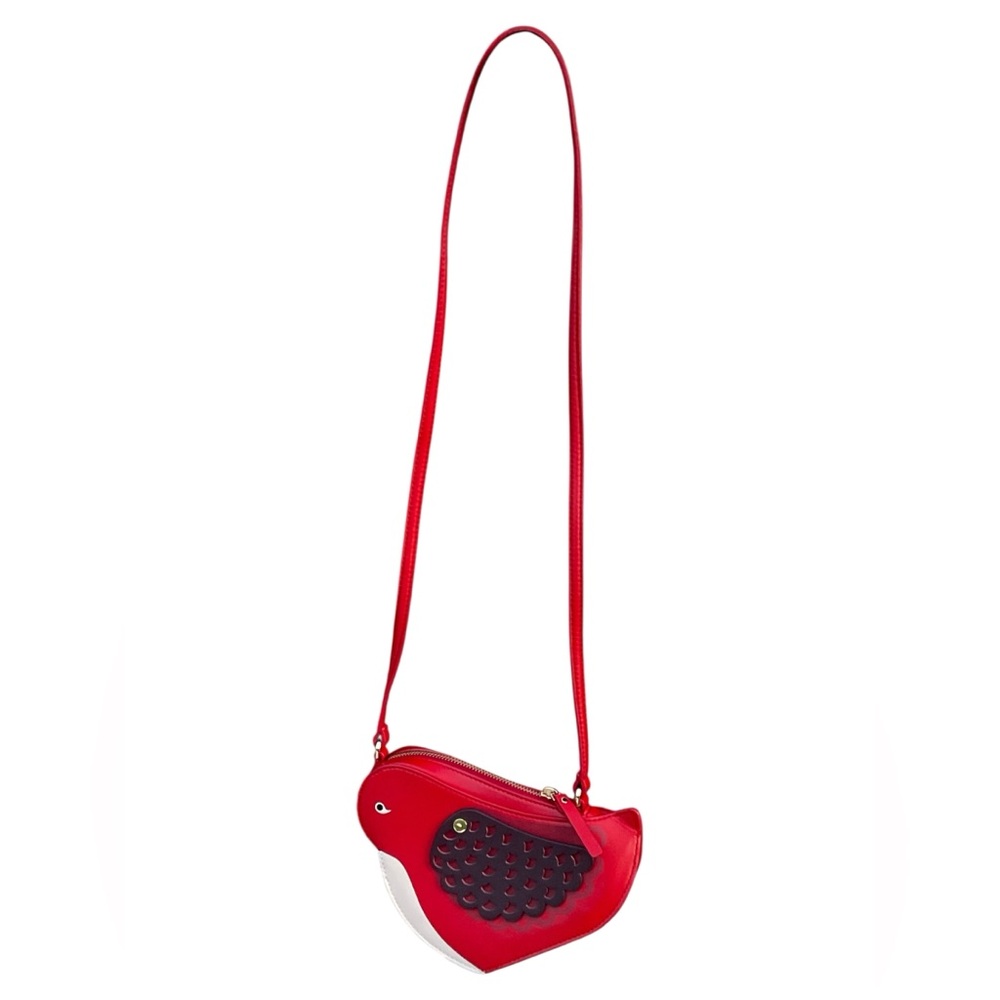 SOLD🎉 KATE SPADE OOH LA LA RED CARPET BIRD CROSSBODY - Picture 7 of 11